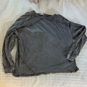 Gray Long Sleeve Shirt